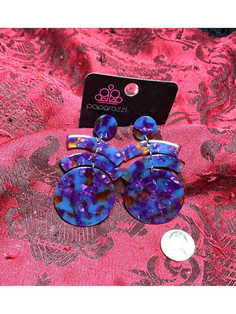 Nuclear Purple Earrings
